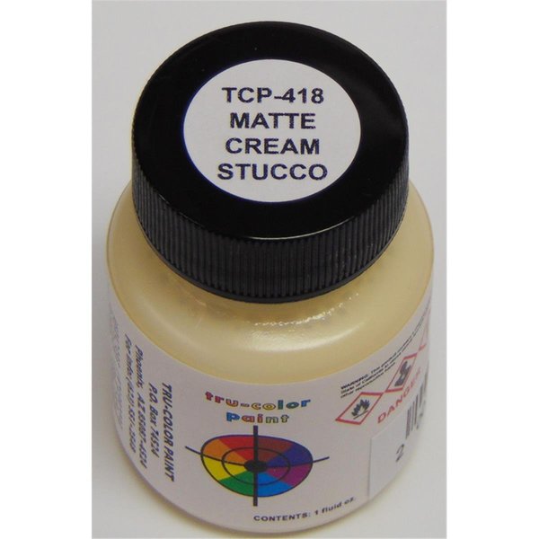 True Color Paint Matte Cream Stucco - 1 oz TCP418